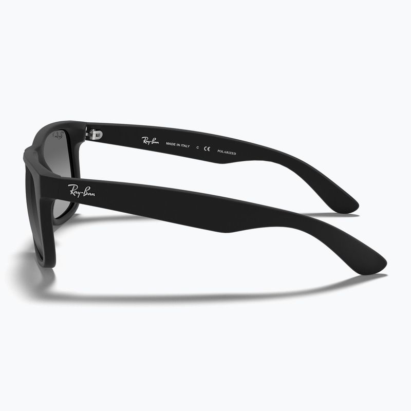 Слънчеви очила Ray-Ban Justin Classic matt black gum/dark grey 7