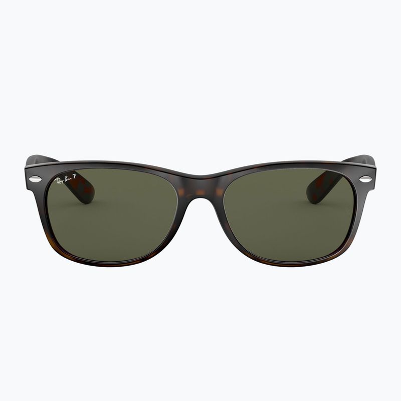 Слънчеви очила Ray-Ban New Wayfarer Classic tortoise/green g-15 polarized 2
