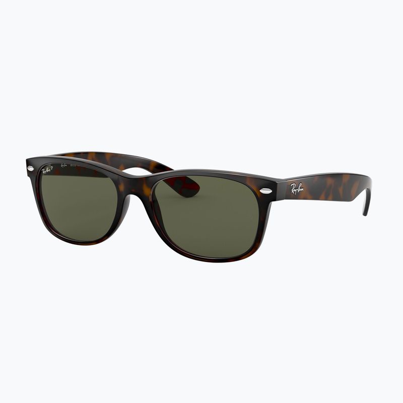 Слънчеви очила Ray-Ban New Wayfarer Classic tortoise/green g-15 polarized 4
