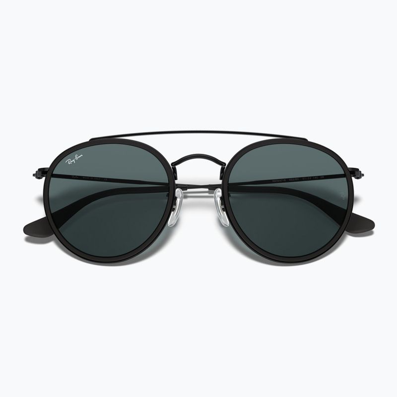 Слънчеви очила Ray-Ban Round Double Bridge black/blue/grey 3