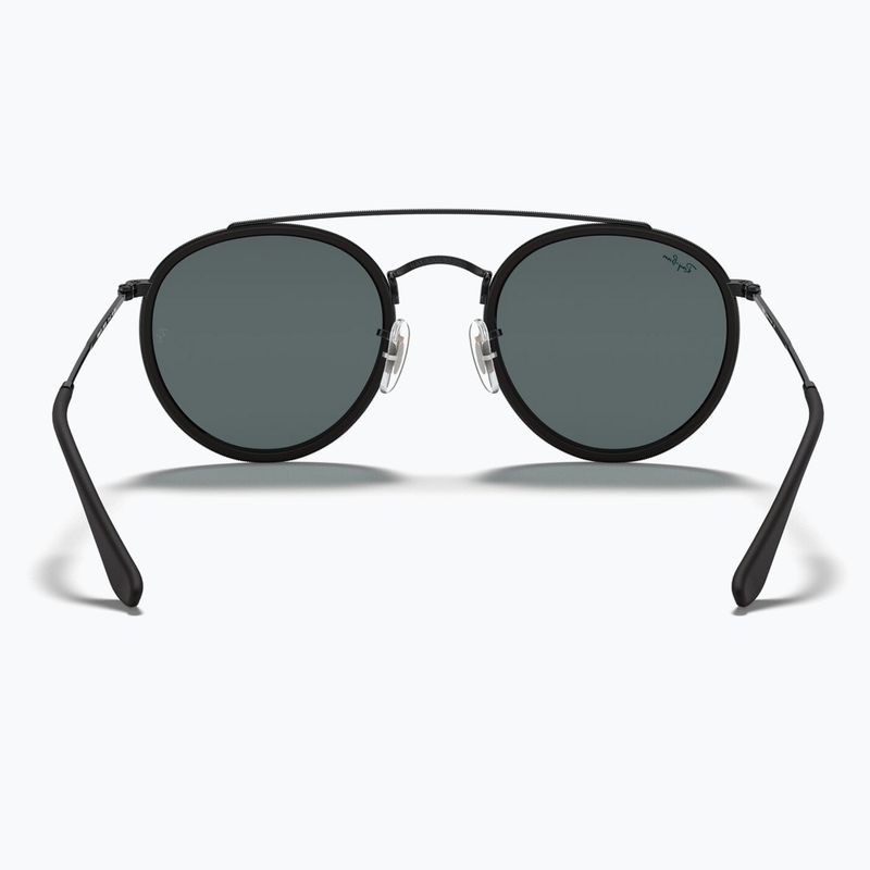 Слънчеви очила Ray-Ban Round Double Bridge black/blue/grey 5