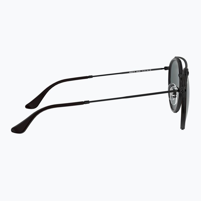 Слънчеви очила Ray-Ban Round Double Bridge black/blue/grey 7