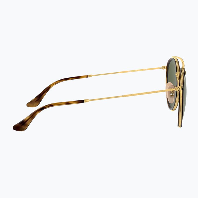 Слънчеви очила Ray-Ban Round Double Bridge arista gold/green g-15 7