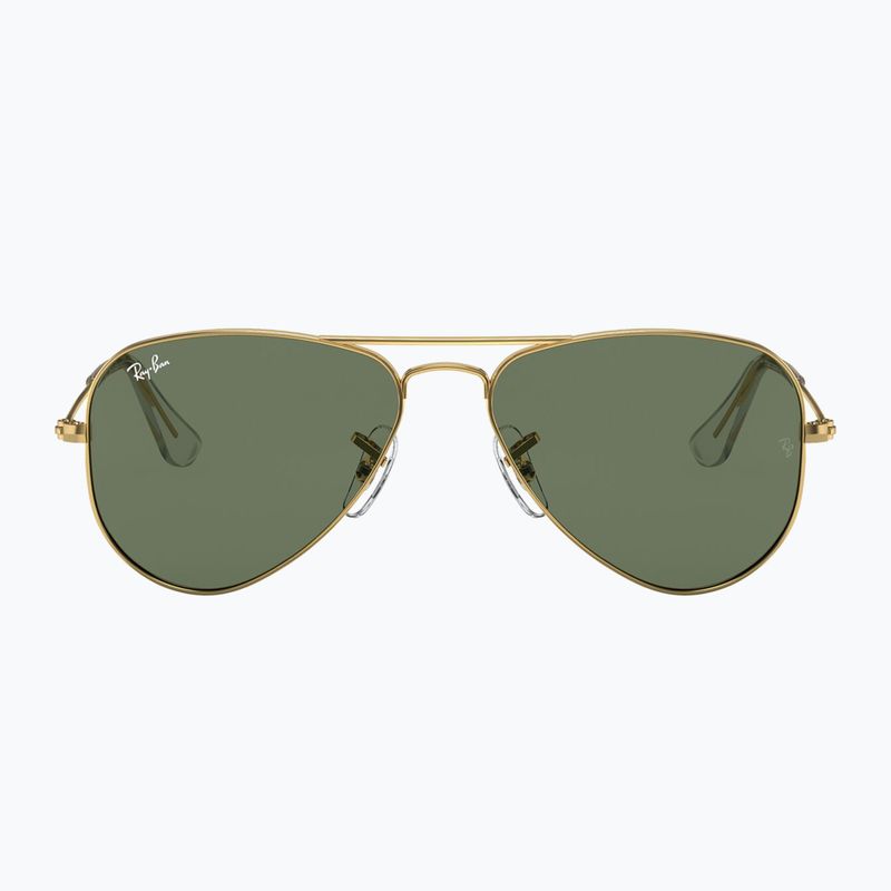 Детски слънчеви очила Ray-Ban Aviator arista gold/dark green 2
