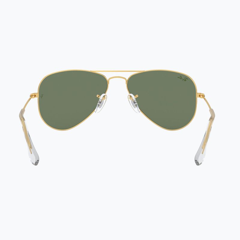 Детски слънчеви очила Ray-Ban Aviator arista gold/dark green 5