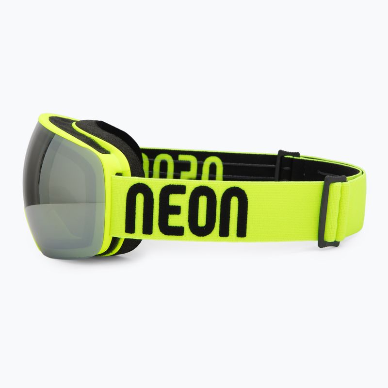 Скиорска маска Neon Beam yellow/mirror bronze 4