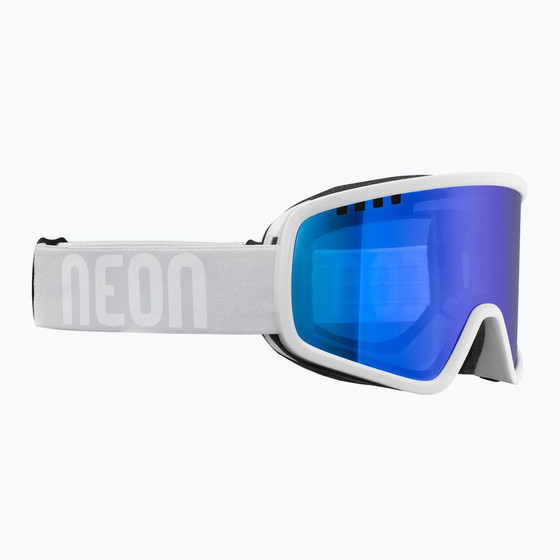 Скиорска маска Neon Force Otg white/white/mirror blue 5
