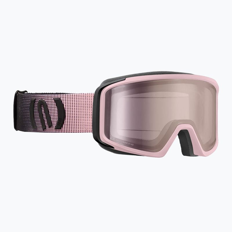 Скиорска маска Neon Eclipse light pink/mirror light pink