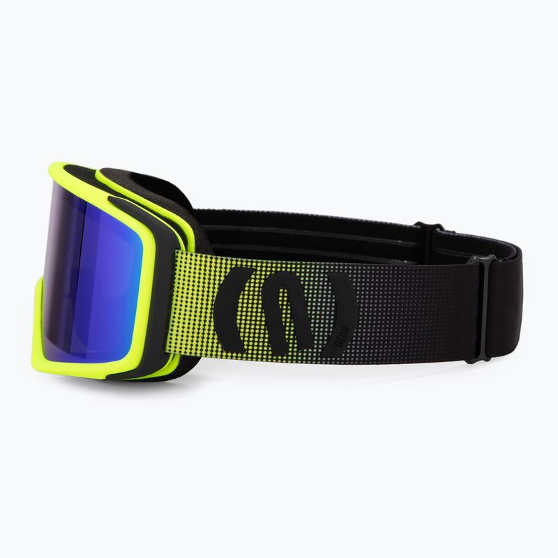 Скиорска маска Neon Eclipse yellow/mirror green 4