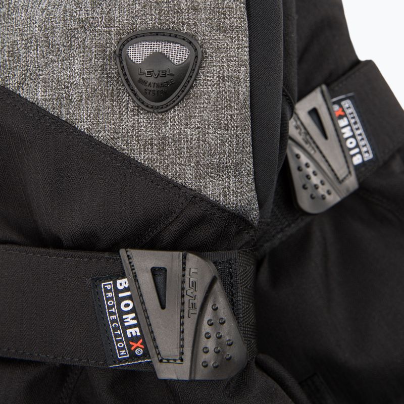 Мъжки сноуборд ръкавици Level Fly black-grey 1031 5