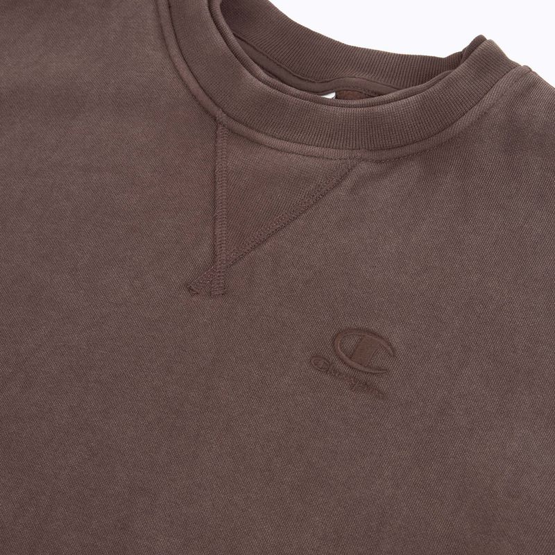 Мъжки суитшърт Champion 221572 Crewneck Sweatshirt chocolate 3