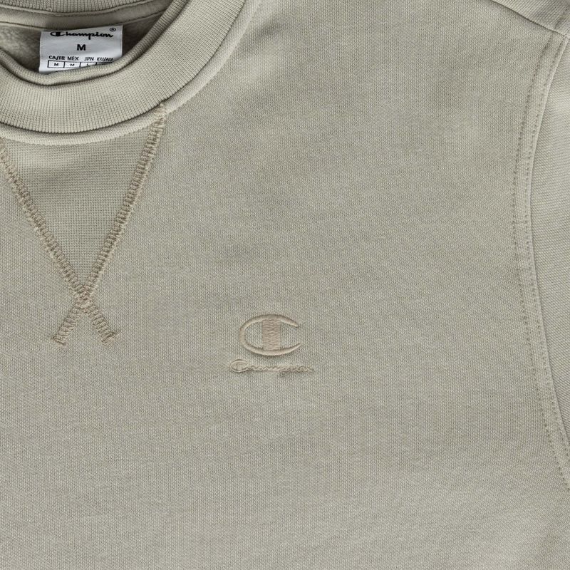 Мъжки суитшърт Champion 221572 Crewneck Sweatshirt beige 3