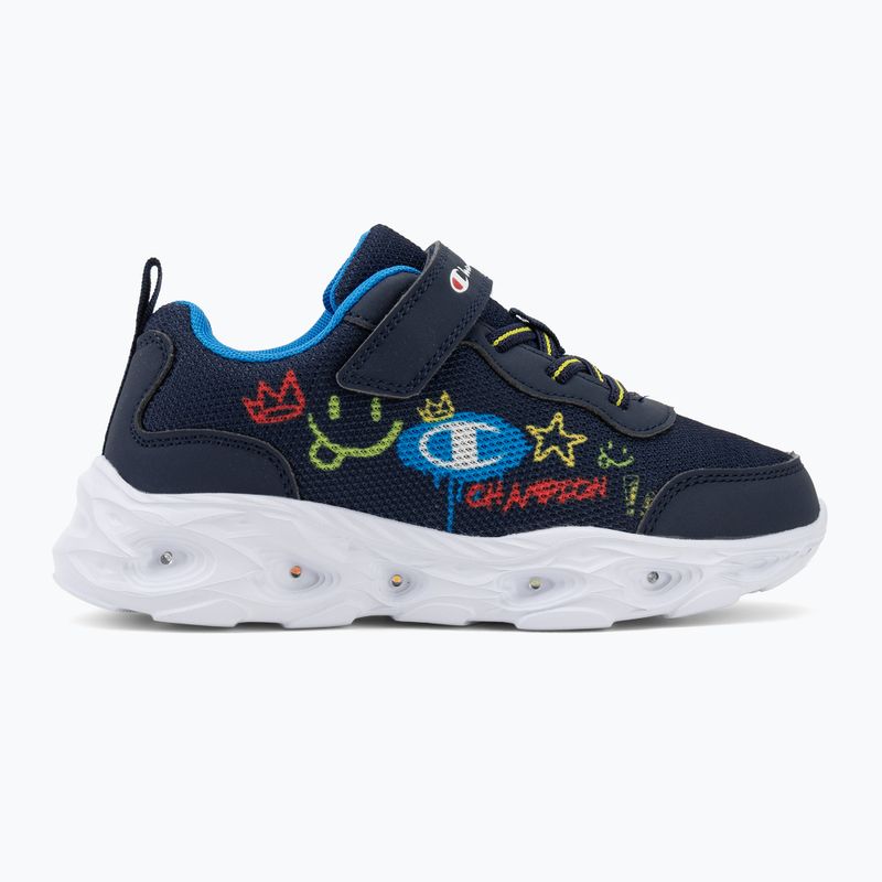 Детски обувки Champion Funfair Print B PS Low Cut new navy/bright atomic teal 2