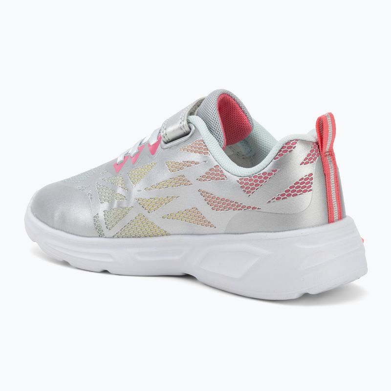 Детски обувки Champion Wave Tri G PS Low Cut silver/blue burgundy/imperial light blue 3