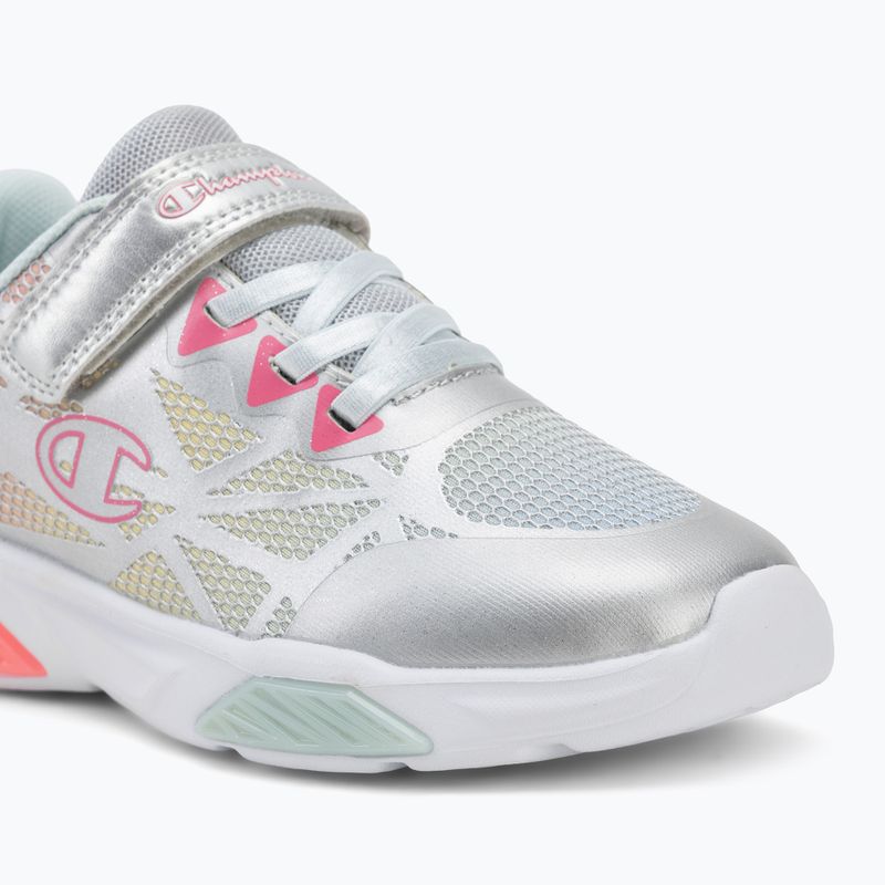 Детски обувки Champion Wave Tri G PS Low Cut silver/blue burgundy/imperial light blue 7