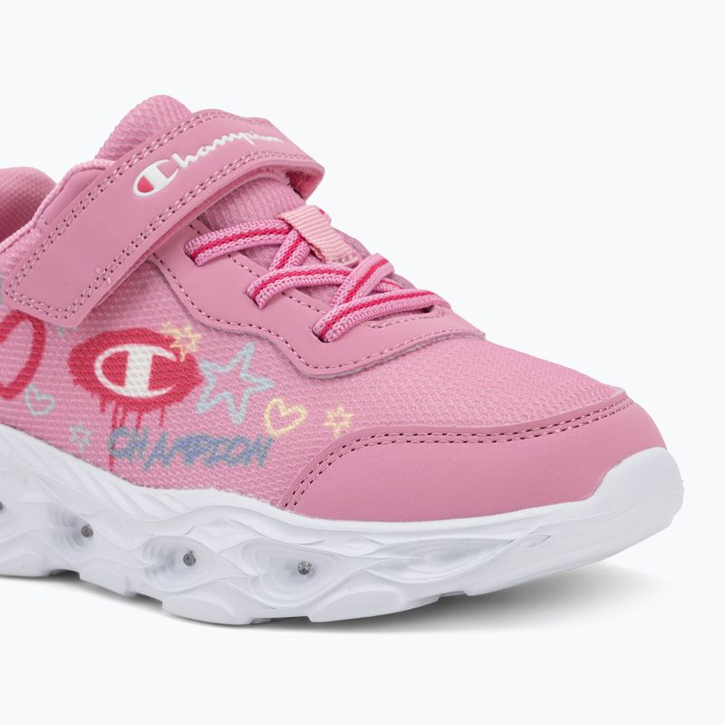 Детски обувки Champion Funfair Print G PS Low Cut blue burgundy/flash/fluorescent pink 7