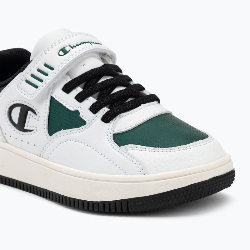 Детски обувки Champion RD25 Low B PS Low Cut white/highlighter greenblack 7