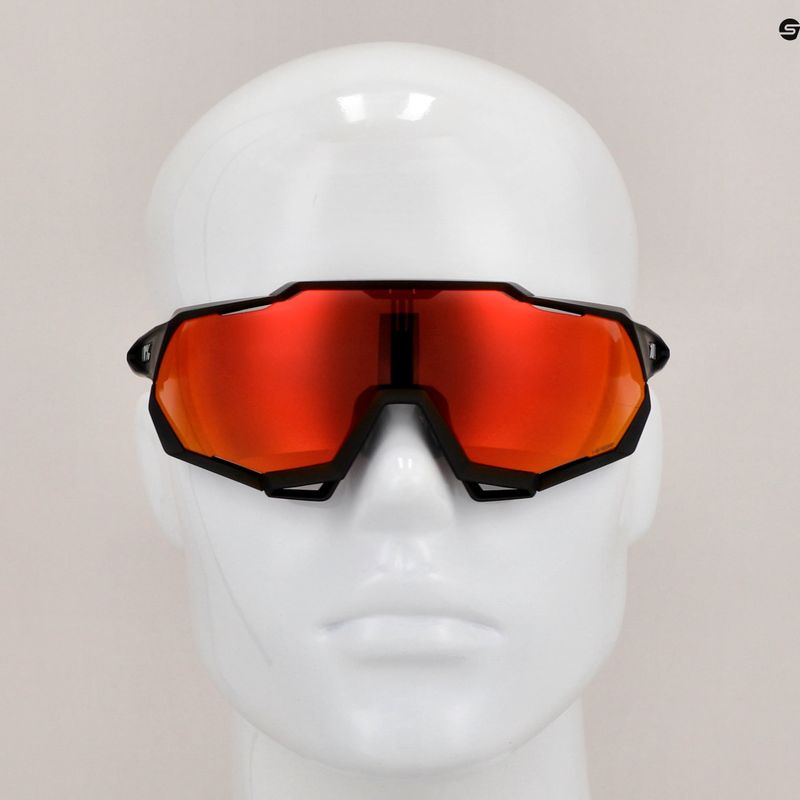 Очила за колоездене 100% Speedtrap soft tact black/red multilayer mirror 60012-00004 11