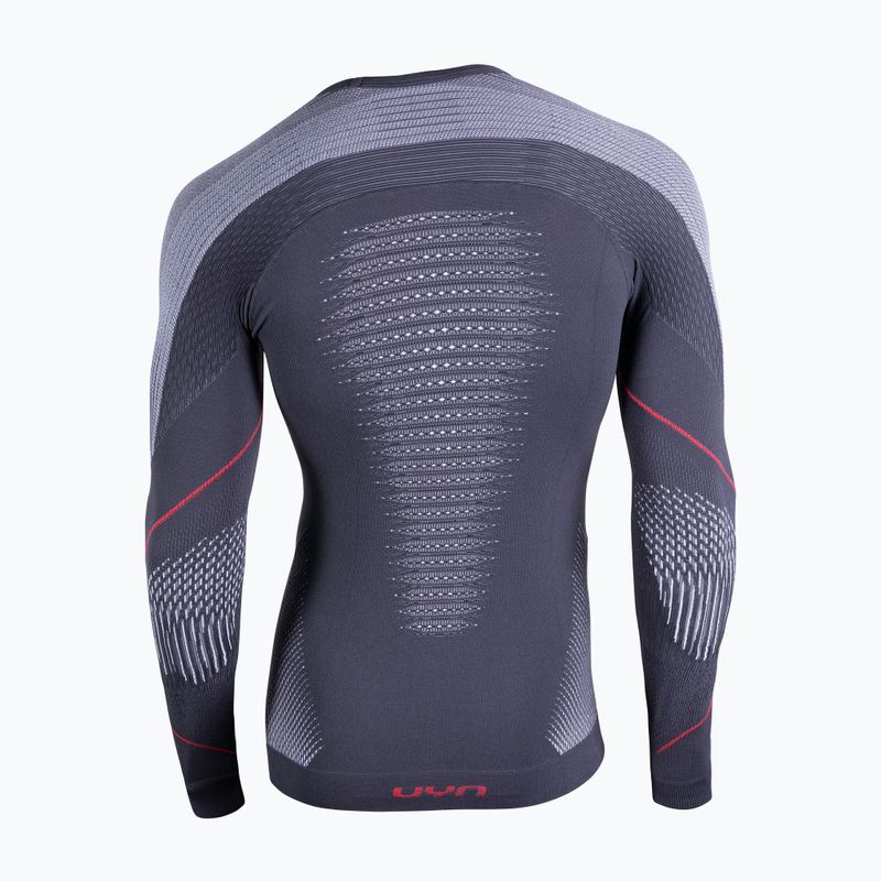 Мъжка термоактивна блуза UYN Evolutyon UW Shirt charcoal/white/red 2