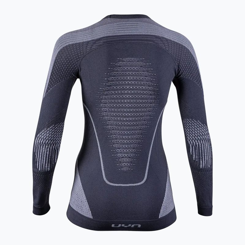 Дамска термоактивна блуза UYN Evolutyon UW Shirt charcoal/white/light green 2