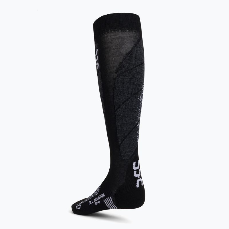 Мъжки скиорски чорапи UYN Ski All Mountain black / white 2