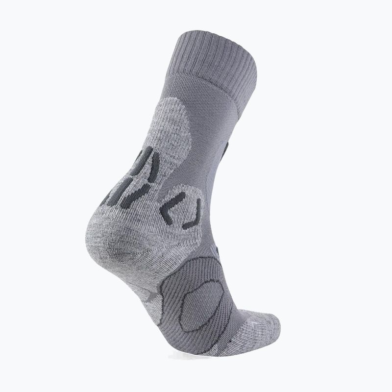 Дамски чорапи UYN Trekking Cool Merino light grey melange/pea 2