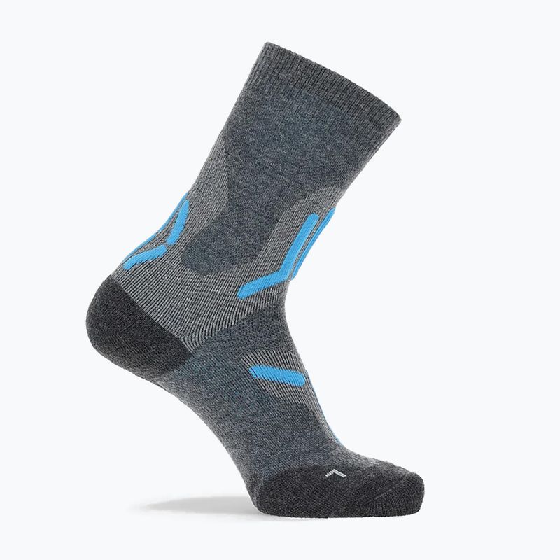 Дамски чорапи Uyn Trekking 2IN Merino Mid mid grey/turquoise 2