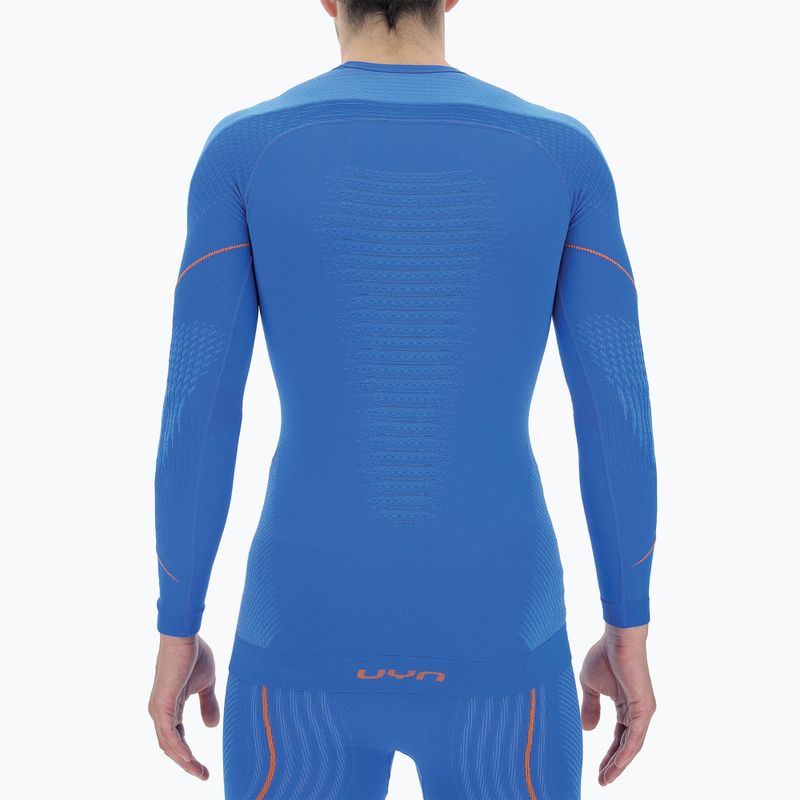 Мъжка термоактивна блуза UYN Evolutyon UW Shirt blue/blue/orange shiny 5