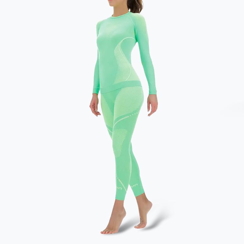 Дамска термоактивна блуза UYN Evolutyon UW Shirt light green/white/white 2