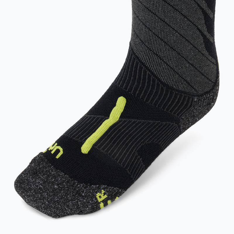 Мъжки скиорски чорапи UYN Ski One Merino black/lime 3