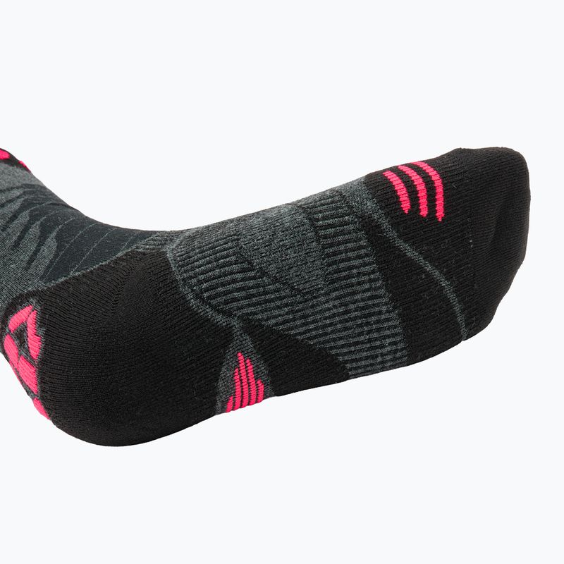 Мъжки скиорски чорапи UYN Ski One Merino anthracite/pink 5