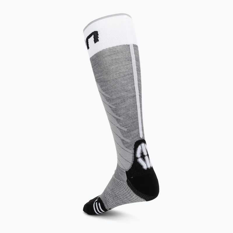 Дамски скоирски чорапи  Uyn Ski One Merino Socks grey melange/white 2