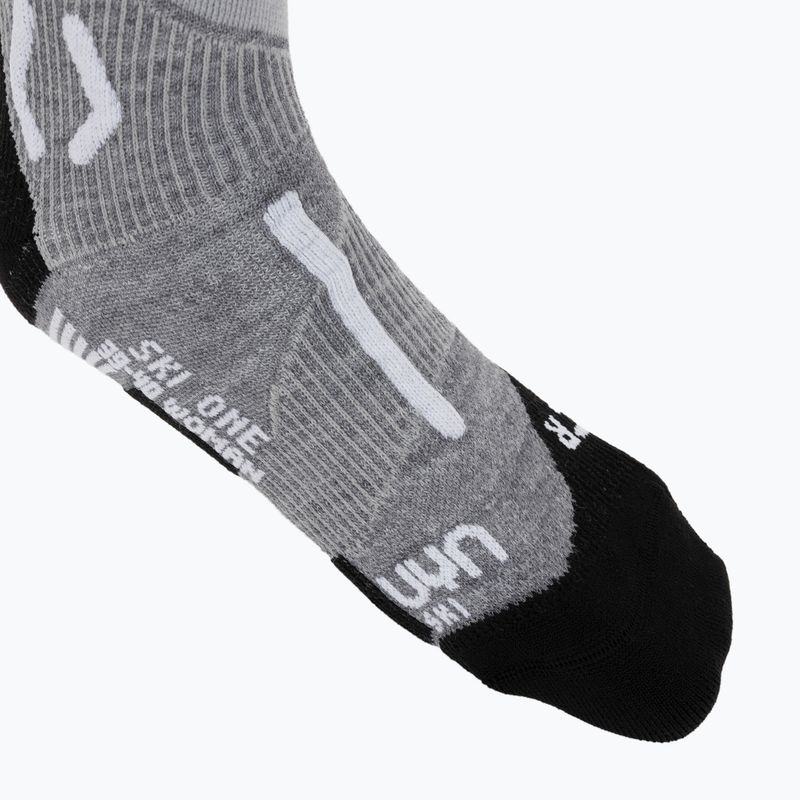 Дамски скоирски чорапи  Uyn Ski One Merino Socks grey melange/white 3
