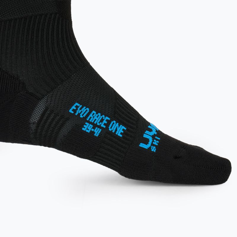 Мъжки скиорски чорапи UYN Ski Evo Race One black/blue 4