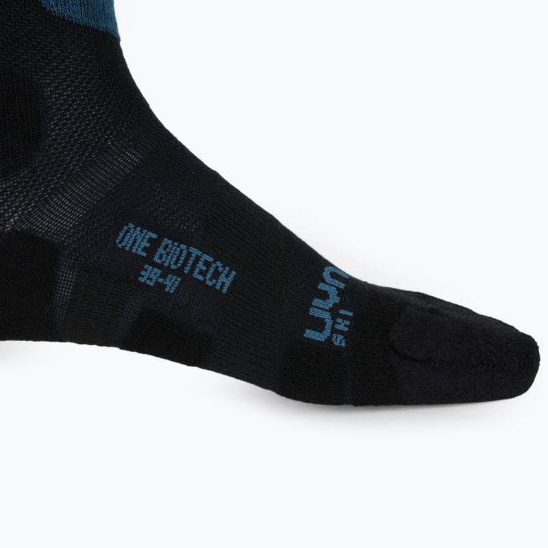 Мъжки скиорски чорапи UYN Ski One Biotech black/blue 4