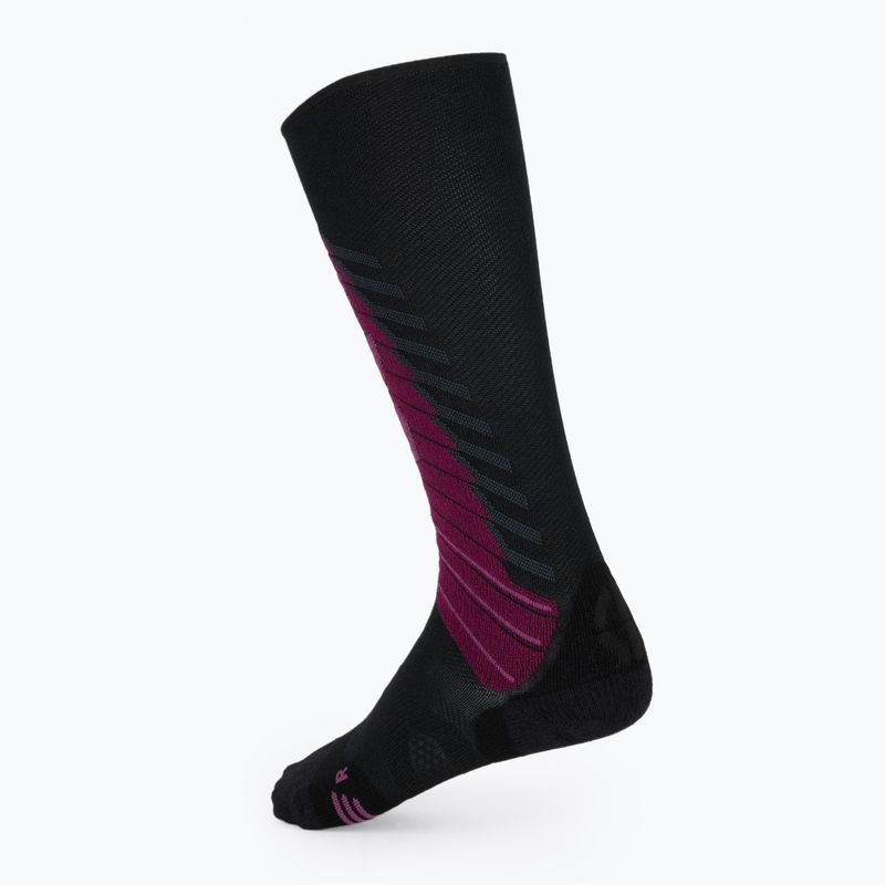 Дамски скиорски чорапи UYN Ski One Biotech black/purple 2