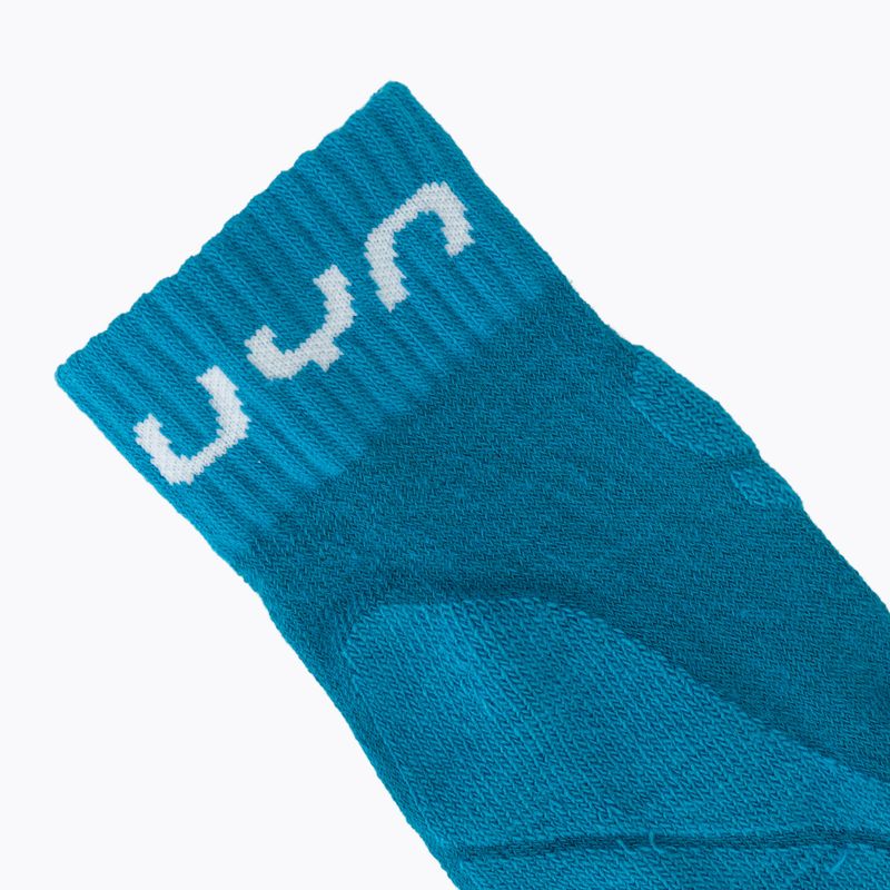 Детски скиорски чорапи UYN Junior Ski turquoise 4