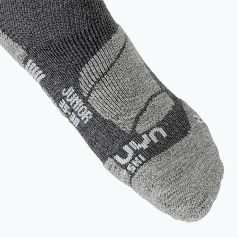 Детски скиорски чорапи UYN Junior Ski grey 3
