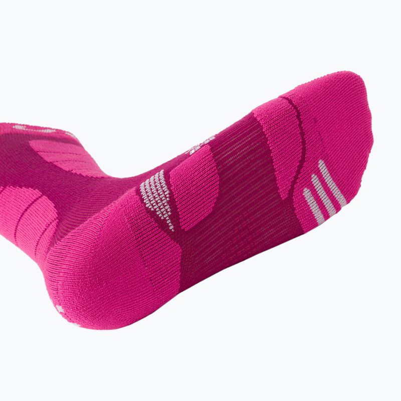 Детски скиорски чорапи UYN Junior Ski pink 5