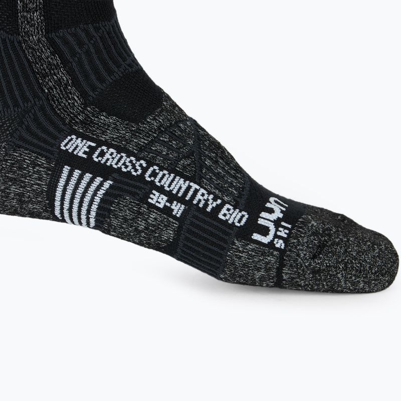 Мъжки скиорски чорапи UYN Ski Cross Country One Bio black/anthracite 4