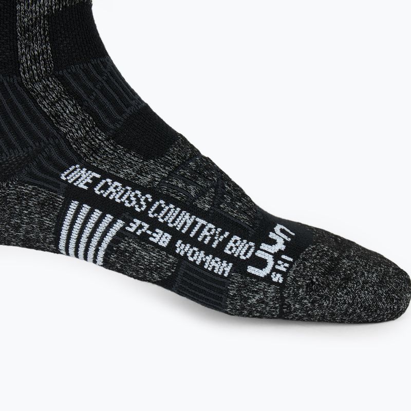 Дамски скиорски чорапи UYN Ski Cross Country One Bio black/anthracite 4