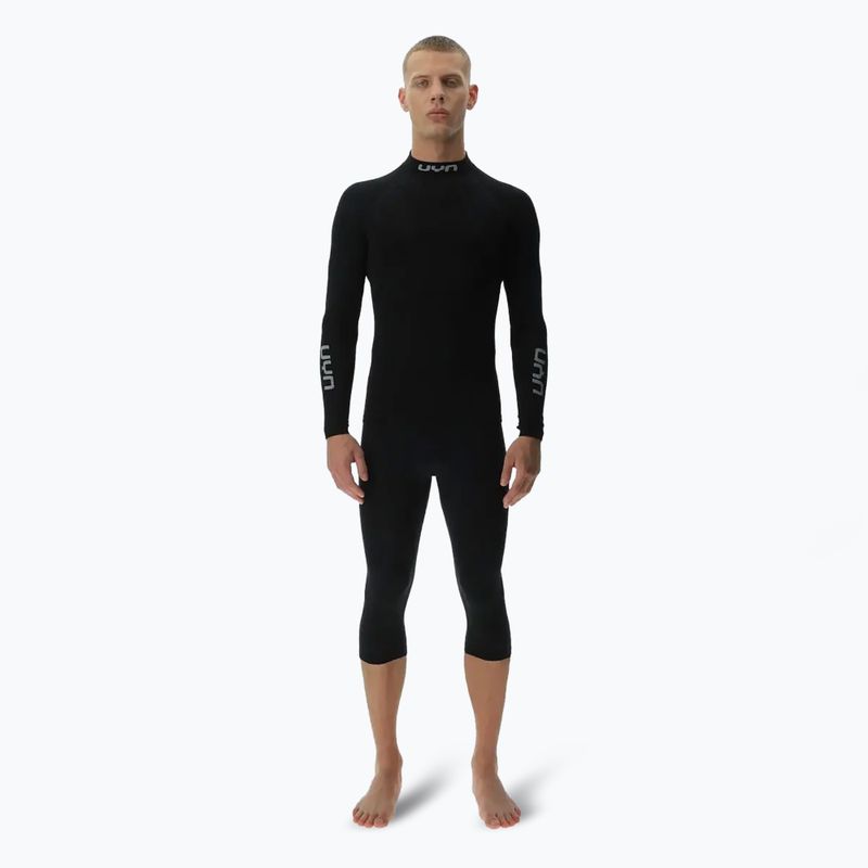 Мъжка термоактивна блуза UYN Elevatyon Biomorph LS Turtle Neck black 2
