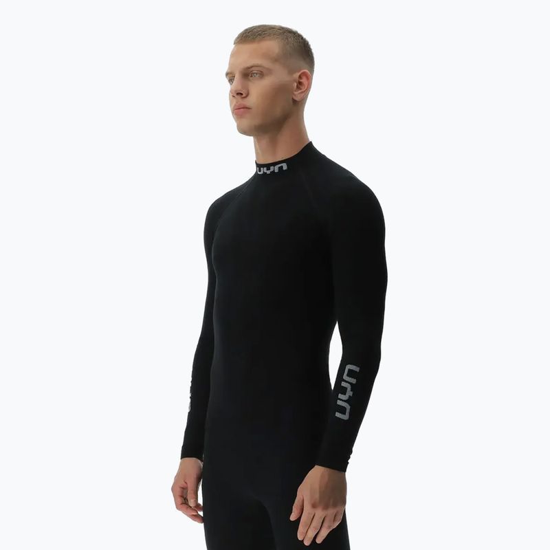 Мъжка термоактивна блуза UYN Elevatyon Biomorph LS Turtle Neck black 4