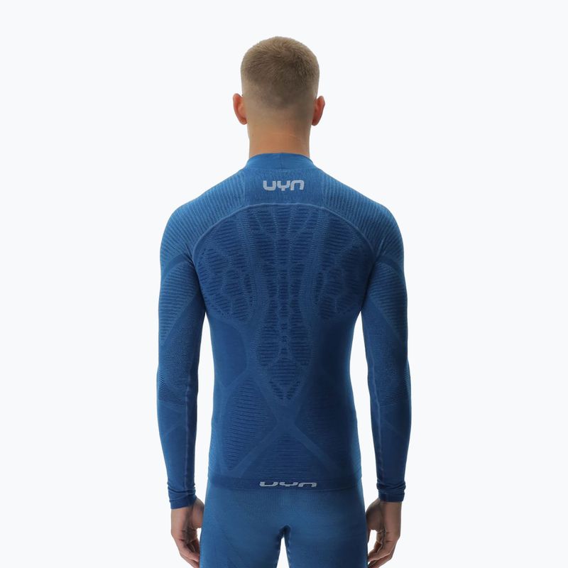 Мъжка термоактивна блуза UYN Elevatyon Biomorph Turtle Neck blue atoll 3