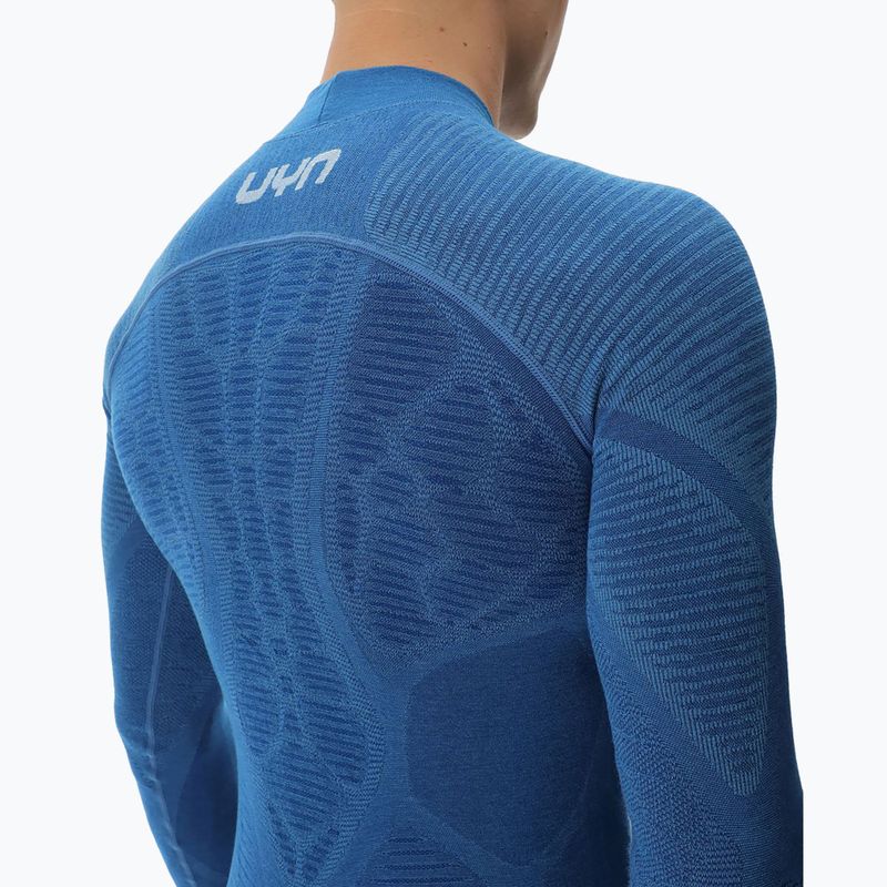 Мъжка термоактивна блуза UYN Elevatyon Biomorph Turtle Neck blue atoll 6