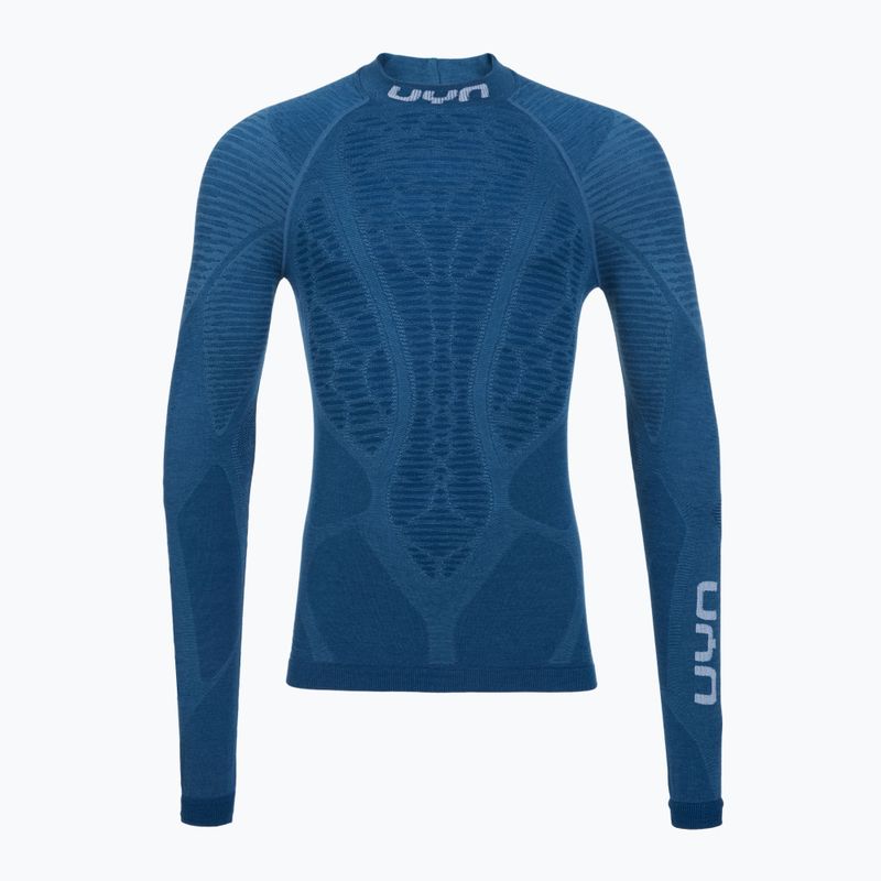 Мъжка термоактивна блуза UYN Elevatyon Biomorph Turtle Neck blue atoll 7
