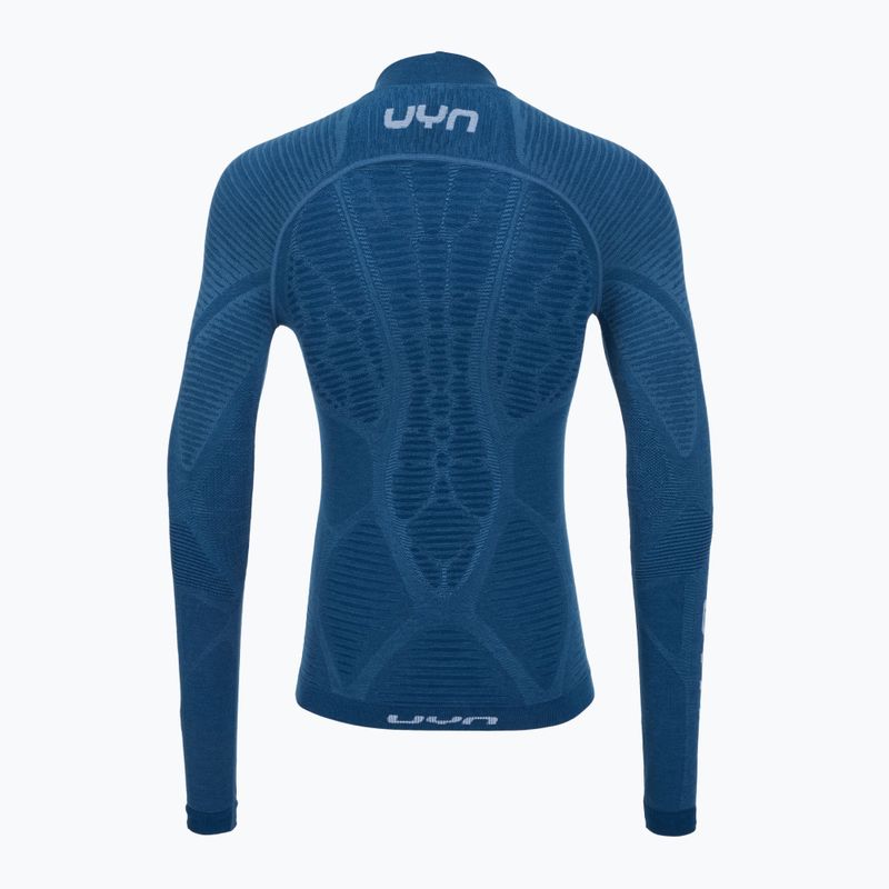 Мъжка термоактивна блуза UYN Elevatyon Biomorph Turtle Neck blue atoll 8