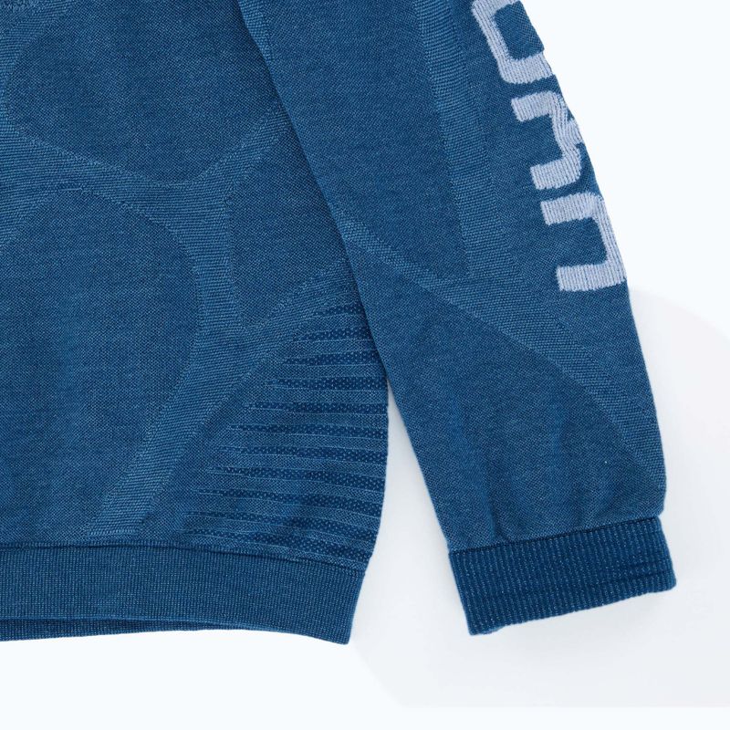 Мъжка термоактивна блуза UYN Elevatyon Biomorph Turtle Neck blue atoll 9