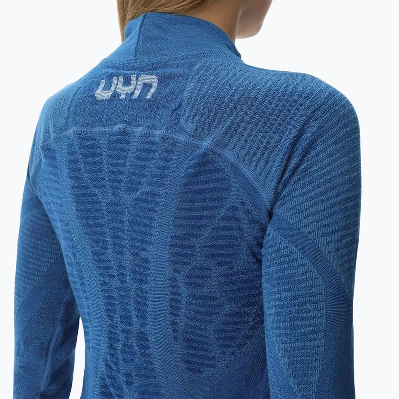 Дамска термоактивна блуза UYN Elevation Biomorph LS Turtle Neck blue atoll 6