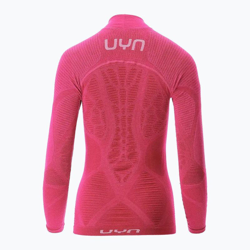Дамска термоактивна блуза UYN Elevation Biomorph LS Turtle Neck pink yarrow 8